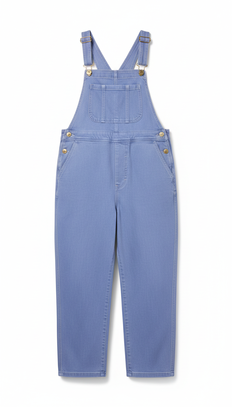 Periwinkle Fun overalls