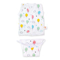 Set of Balloon Print Jhabla & Nappy