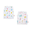 Combination of Balloon Print And Fawn Print Bamboo Jhabla (Set of 2)