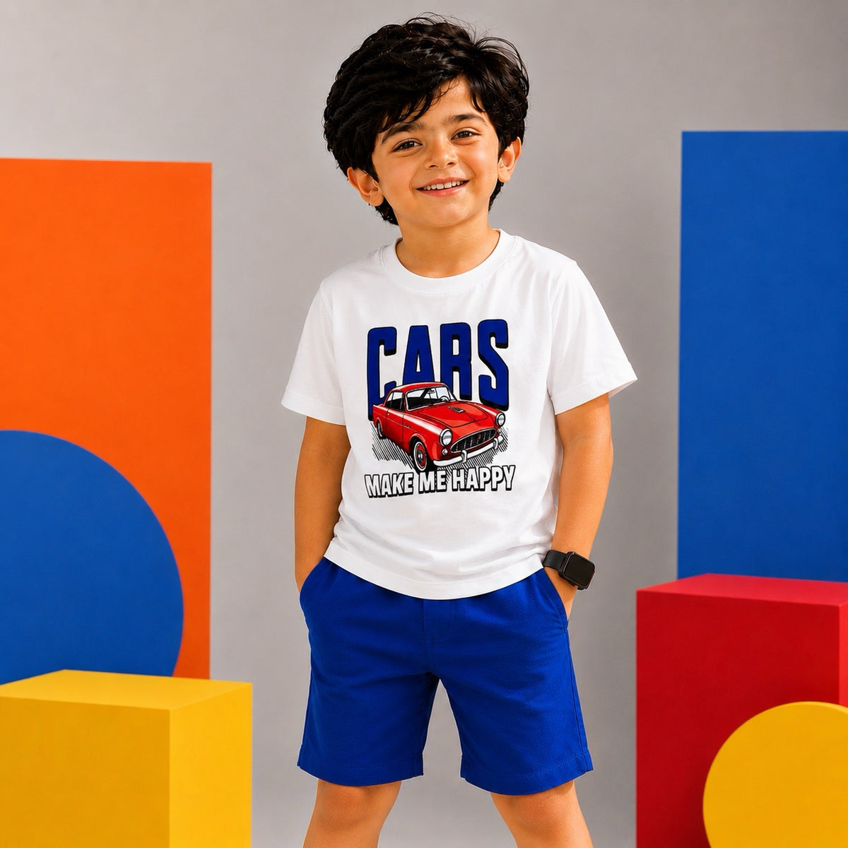 Car Print Kids T-Shirt