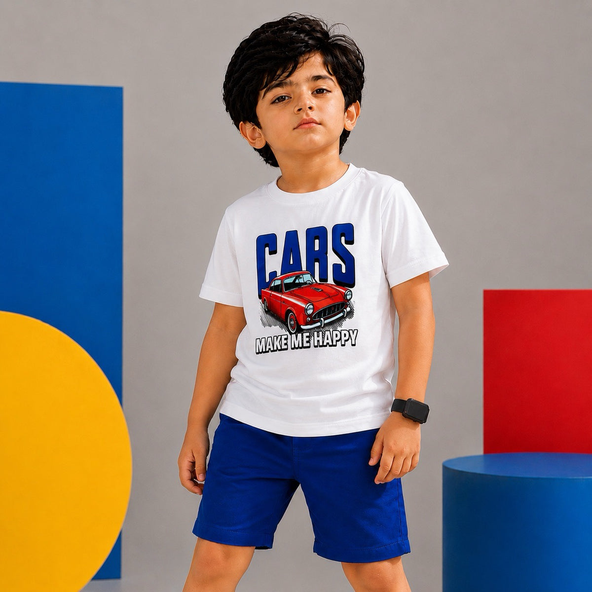 Car Print Kids T-Shirt