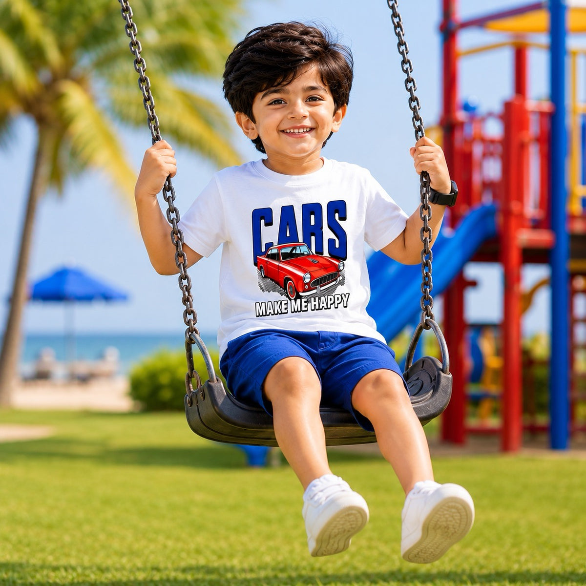 Car Print Kids T-Shirt