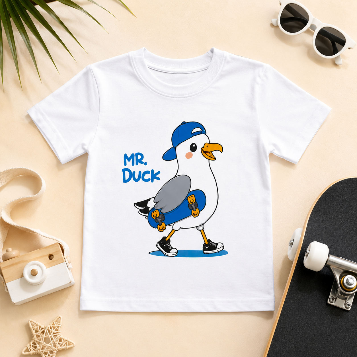 Bold Mr. Duck Kids T-Shirt