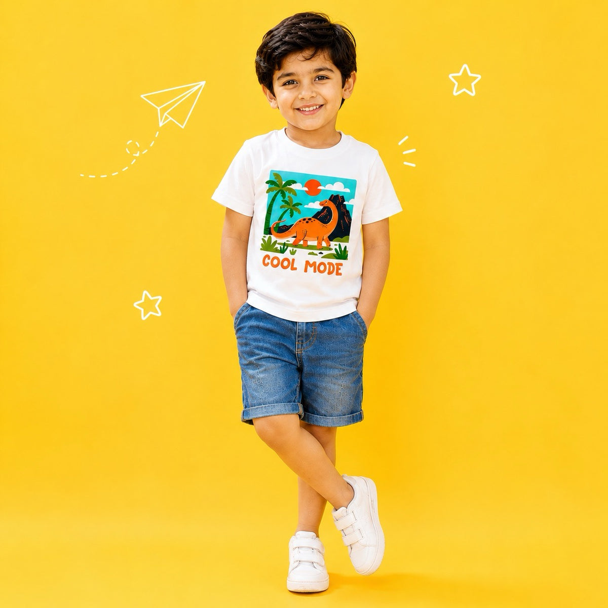Cool Jurassic Dinosaur Kids T-Shirt
