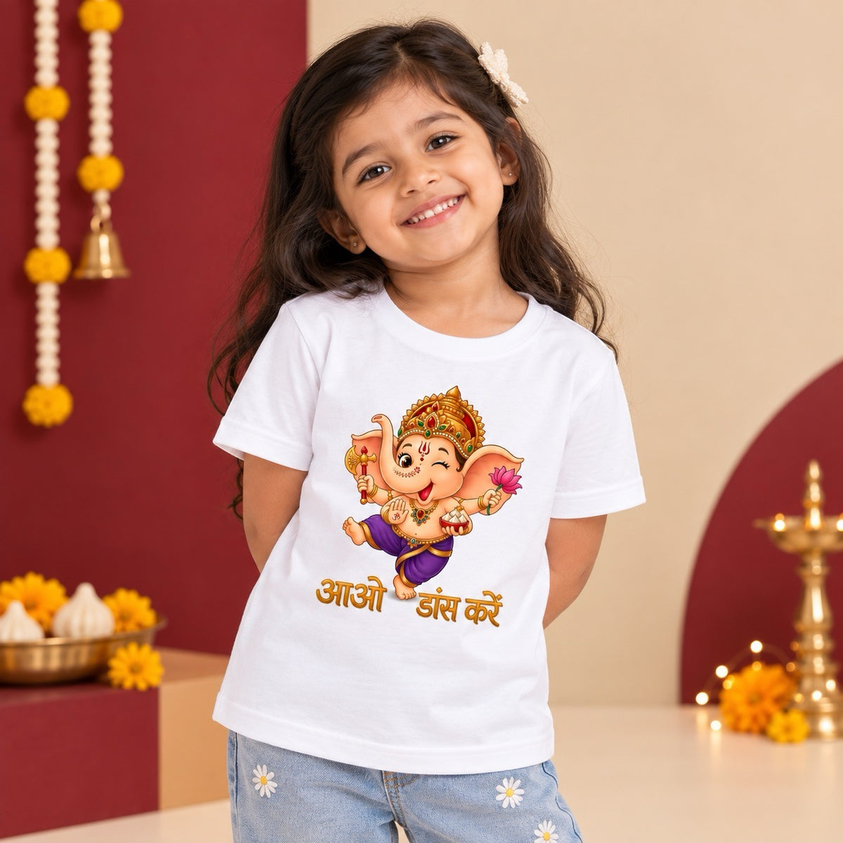 Dancing Ganpati Kids T-shirt