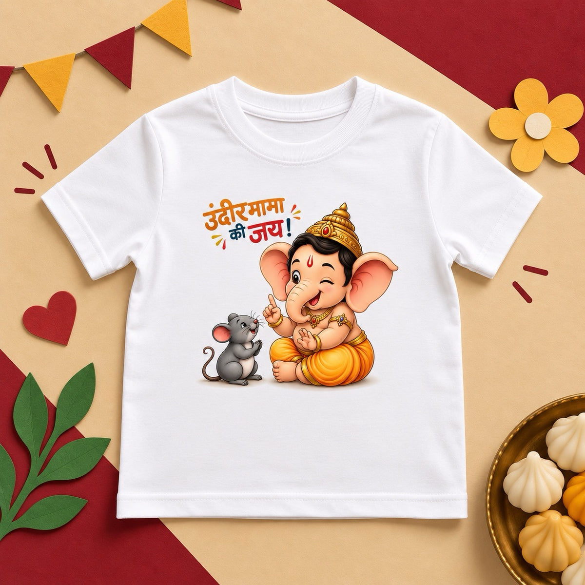 Ganpati’s Tiny Ride Kids T-shirt