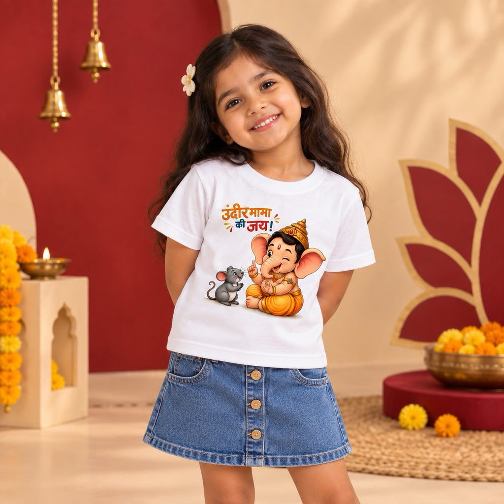 Ganpati’s Tiny Ride Kids T-shirt