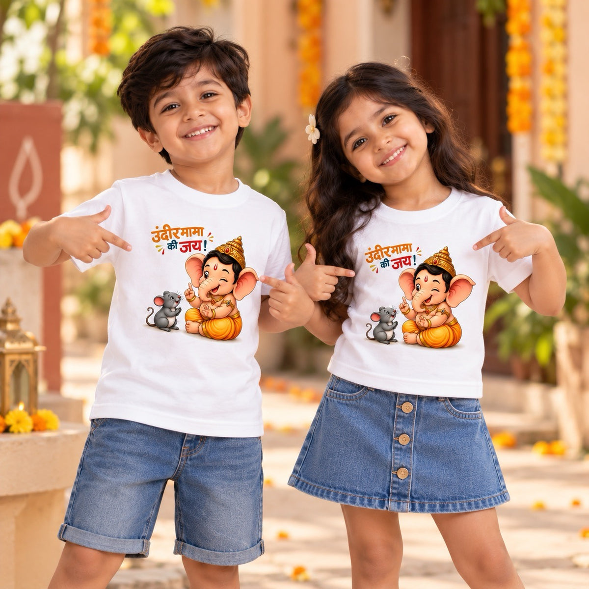 Ganpati’s Tiny Ride Kids T-shirt