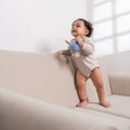 Premium cotton full sleeve Onesie / bodysuit for boys / girls - Grey solids
