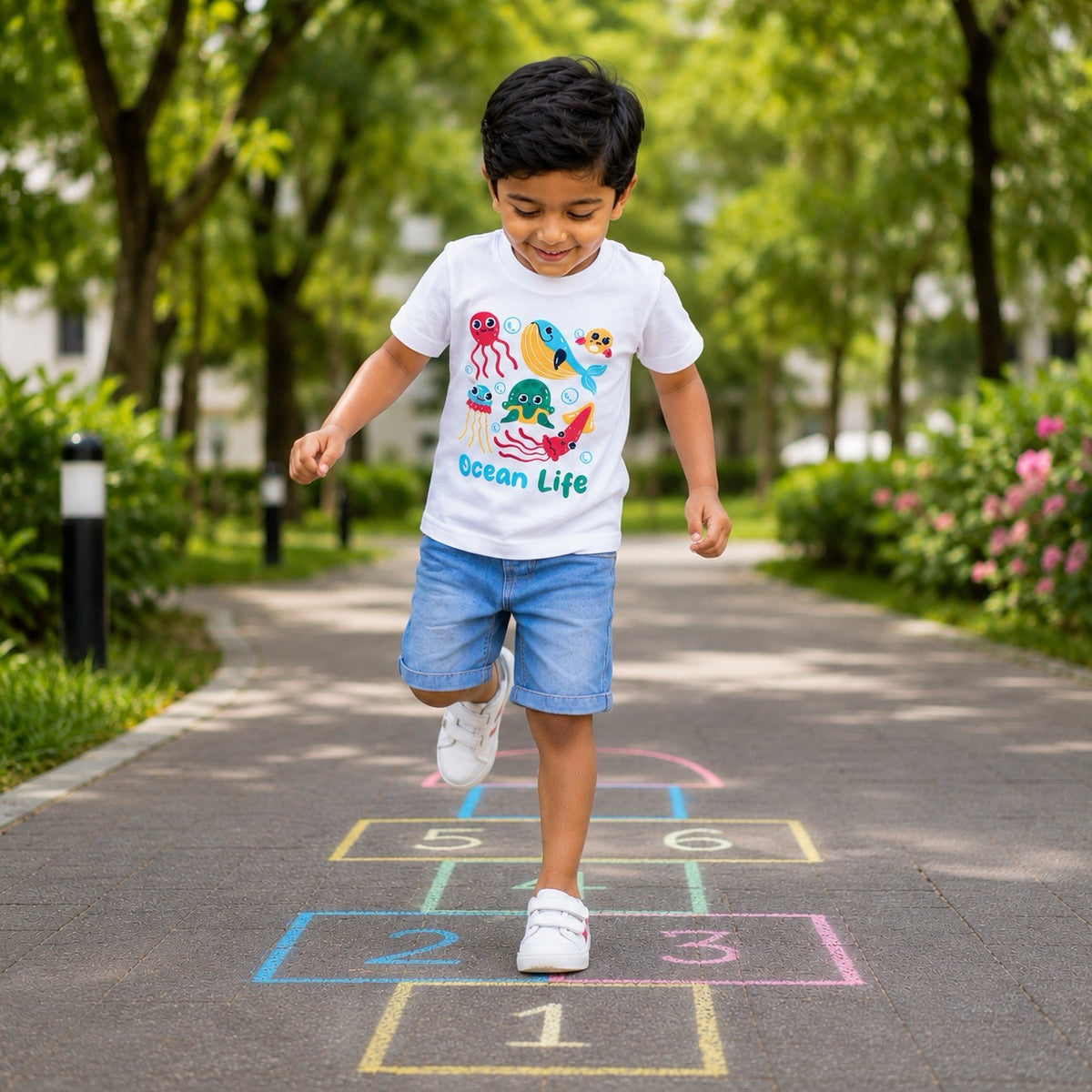 Ocean Life Kids T-Shirt