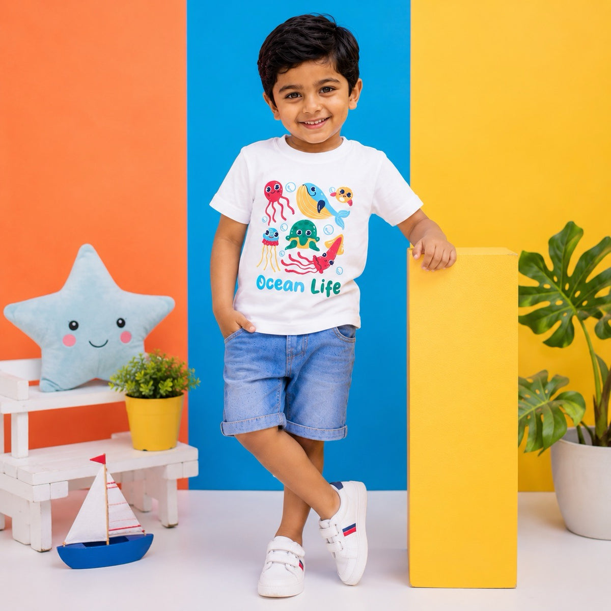 Ocean Life Kids T-Shirt