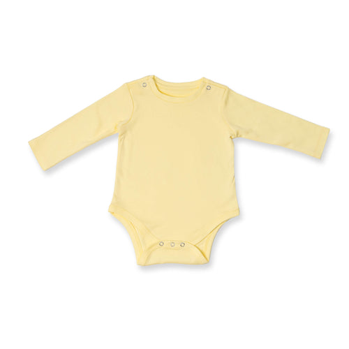 Combination of 2 - Onesies Yellow solids and Blue solids