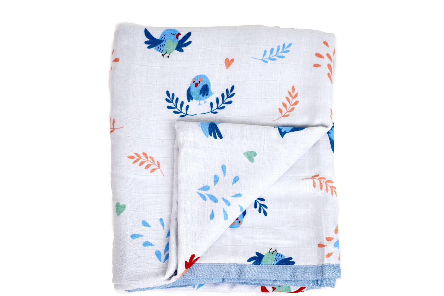 Sweet dreams with Bamboo Chirpy Bird Print Blanket