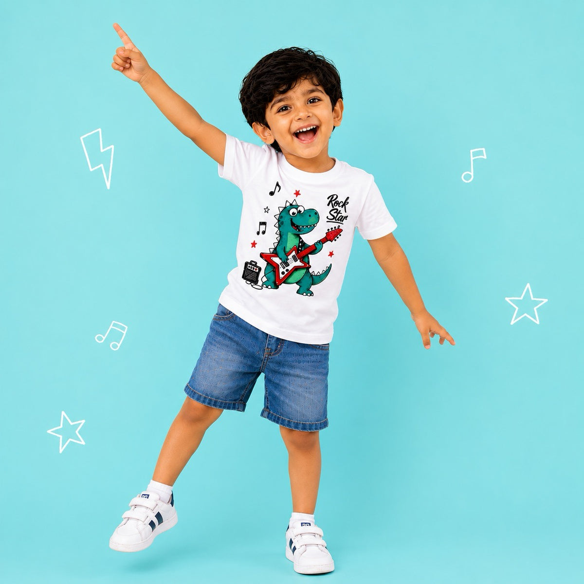 Rockstar Dinosaur T-Shirt