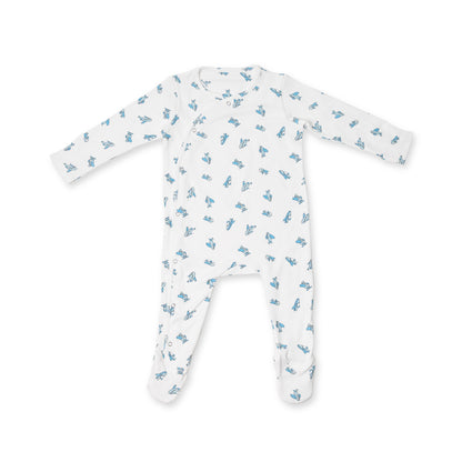 Premium cotton full sleeve Sleepsuit/ Romper for boys / girls - All Over Aeroplane print